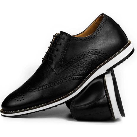 Sapato Casual Brogue Premium Couro Camurça Confort Social Mr Light - Sapato  Casual Masculino - Magazine Luiza