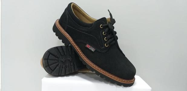 sapato casual camurça