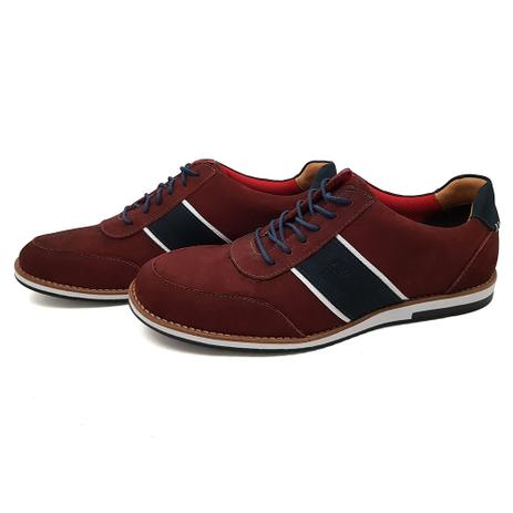 Sapato Casual Couro Avalon Atlanta Vermelho - Sapato Social Masculino -  Magazine Luiza