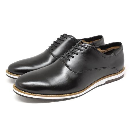 Sapato Casual Couro Avalon Los Angeles Preto - Sapato Social Masculino - Magazine Luiza