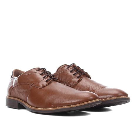 sapato casual de couro masculino