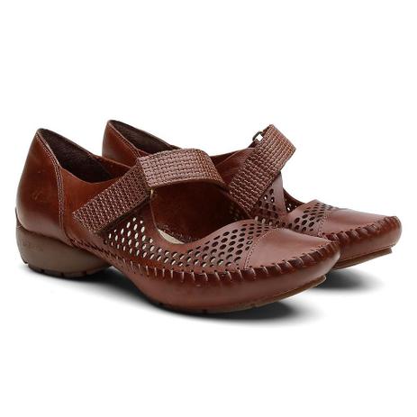 sapato feminino de couro macio