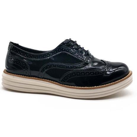 sapato de verniz feminino oxford