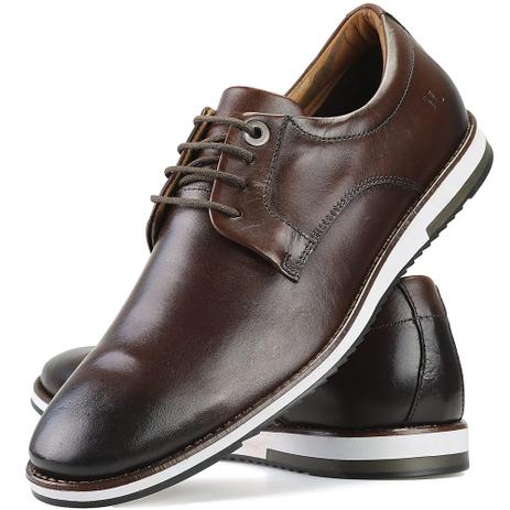 sapato oxford masculino couro