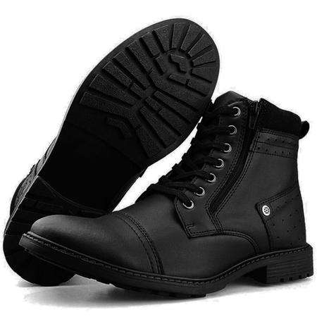 sapato coturno bota masculina casual social adventure worker