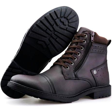 Sapato Coturno Bota Masculina Casual Social Adventure Worker marrom - Ws3 - Calçados  Masculinos - Magazine Luiza