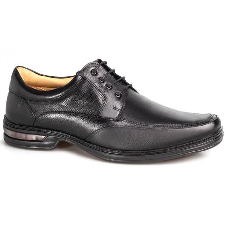 Sapato Couro Rafarillo Masculino Duo Air Cadarço Conforto - Sapato Social  Masculino - Magazine Luiza