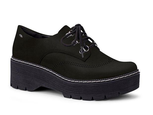 sapato flatform preto