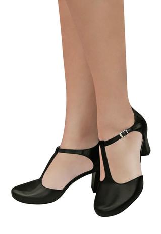 sapato salto medio confortavel