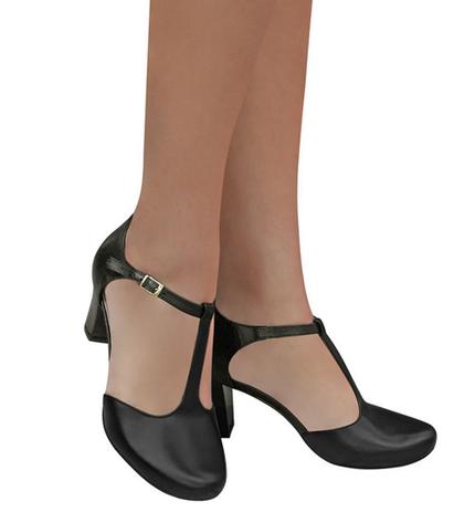 sapato salto medio confortavel