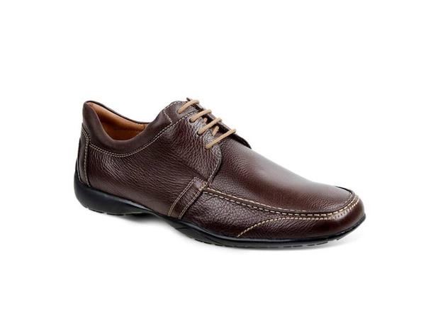 sapato esporte fino masculino marrom