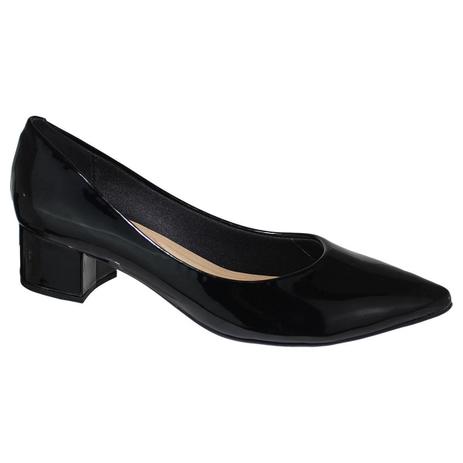 sapato beira rio verniz rosa