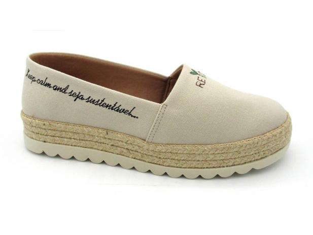 sapato espadrille feminino