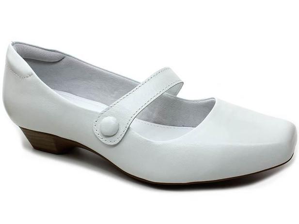 sapato feminino de couro