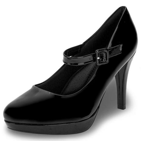 sapato feminino alto preto