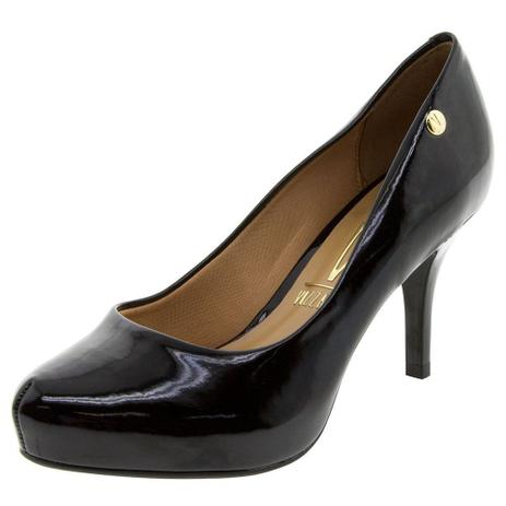 sapato de verniz preto feminino