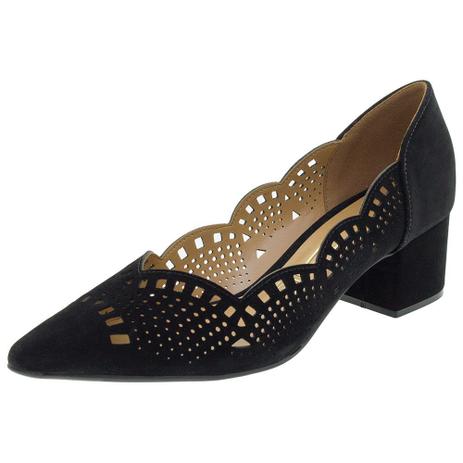 sapato feminino preto salto baixo