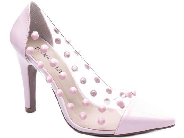 Sapato Scarpin Verniz Rosa | Schutz
