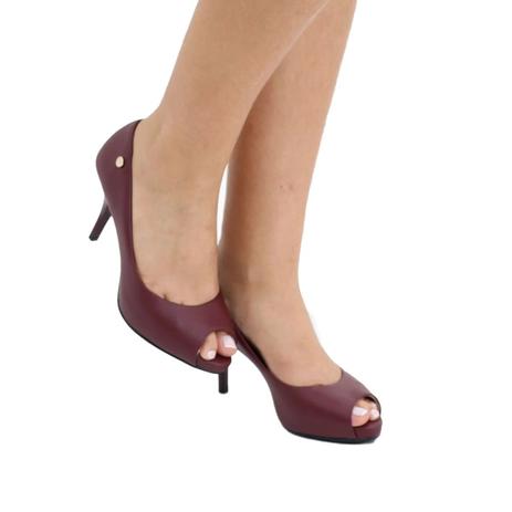 scarpin peep toe vizzano
