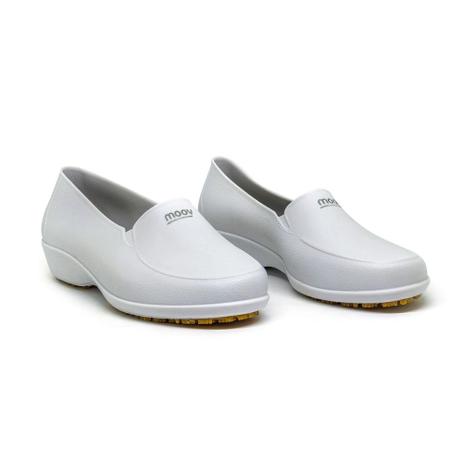 Sapato Femme Moov Branco Impermeável Profissional Sola Borracha - Bracol -  Sapato de Segurança - Magazine Luiza