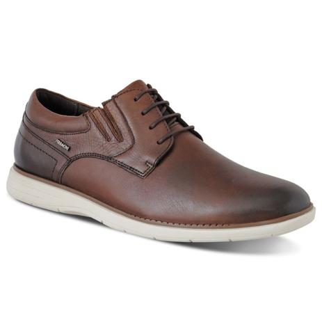 Sapato Ferracini Casual 6122 - Cor:Café - Tamanho:44 - Sapato Casual  Masculino - Magazine Luiza