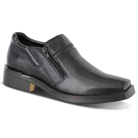 SAPATÊNIS FERRACINI CASUAL PRETO MASCULINO COURO | Simone Modas | O melhor  da moda feminina, masculina, calçados e cama, mesa e banho!