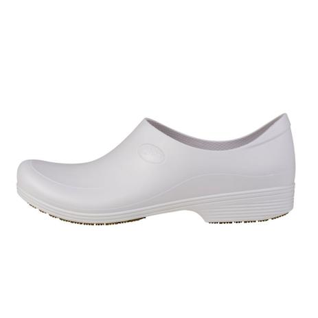 sapato borracha branco