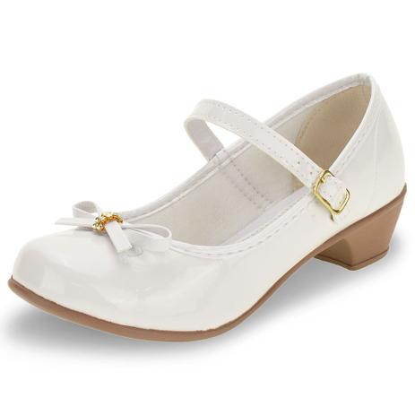 sapato feminino infantil branco