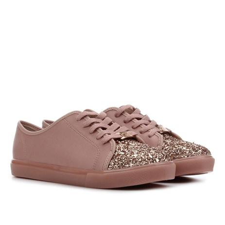 sapato infantil com glitter