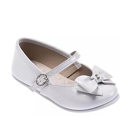 Sapato Infantil Pimpolho Menina Branco - Sapatinho de Bebê - Magazine Luiza