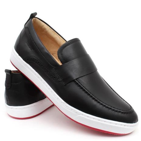 Sapato Loafer Masculino Couro Perfuros Leve Casual Conforto - BadPlay - Sapato  Casual Masculino - Magazine Luiza