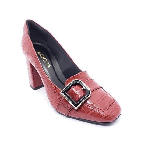 Sapato Mariotta Salto Alto Croco 13990-04 - Scarpin Feminino - Magazine  Luiza