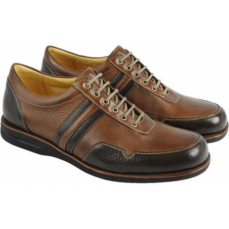 Sapato masculino dayton conhaque cognac - Sandro Moscoloni - Calçados Masculinos - Magazine Luiza