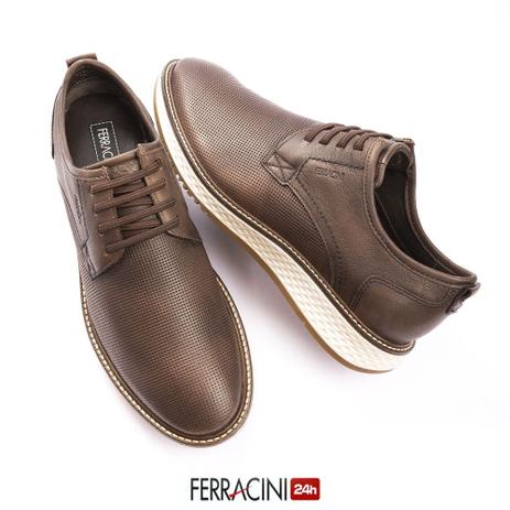 Sapato masculino em couro Ferracini Play 3302-586Q - Sapato Social  Masculino - Magazine Luiza