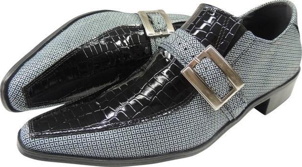 Sapato Masculino Em Couro Social Executivo Cinza Xadrez Veneza Collection -  ART SAPATOS - Sapato Social Masculino - Magazine Luiza