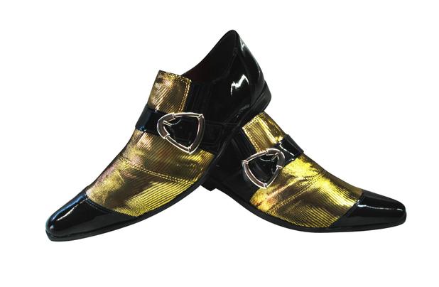Sapato Masculino Em Couro Social Executivo Dourado Veneza Collection - ART  SAPATOS - Sapato Social Masculino - Magazine Luiza