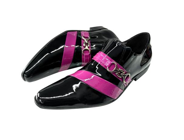 Sapato Masculino Em Couro Social Executivo Preto Rosa Veneza Collection -  ART SAPATOS - Sapato Social Masculino - Magazine Luiza