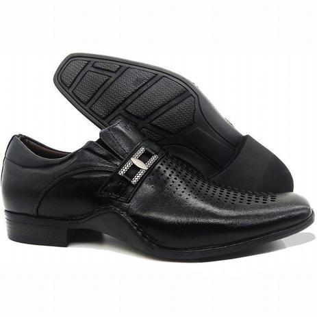 Sapato Masculino Executivo Em Couro Kéffor Preto Linha Detroit - Sapato  Social Masculino - Magazine Luiza