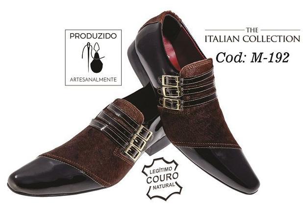 Sapato Masculino Italiano em Camurça Ref: 192 - Art Sapatos - No Magalu - Magazine  Luiza