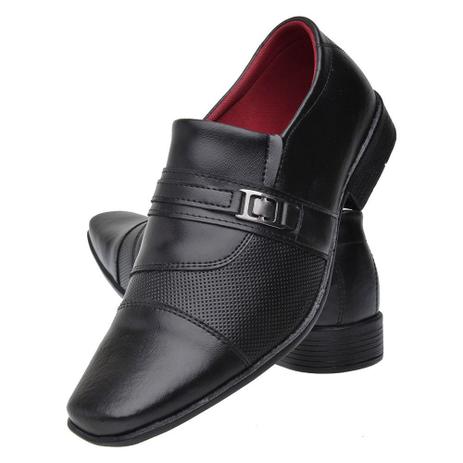 Sapato Masculino Social Bico Quadrado Sola De Borracha Confortável Estiloso  - Mr try shoes - Sapato Social Masculino - Magazine Luiza