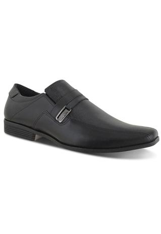 Mocassim Ferracini Euro Couro Masculino Preto - Paqueta