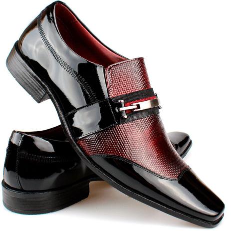 sapato social de verniz masculino