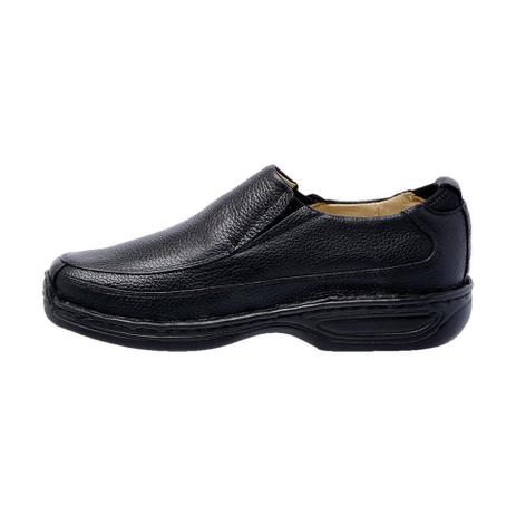 Sapato Masculino Tipo Anti Stress Couro Preto 16030 - Sapato de Franca -  Sapato Social Masculino - Magazine Luiza