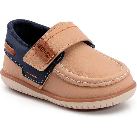 Sapato Infantil Klin Mini Flyer 148 Taupe/Carvalho | Klin