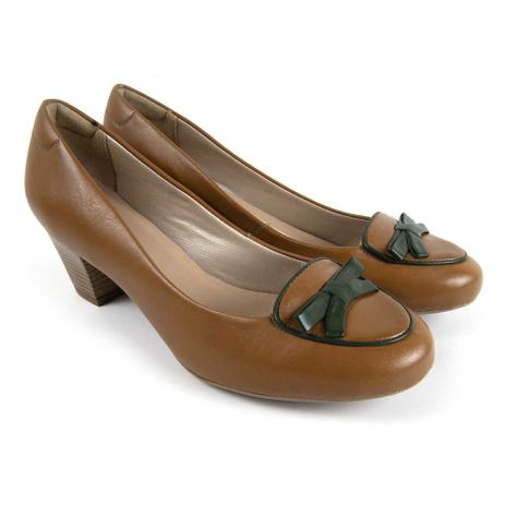 mocassim feminino caramelo