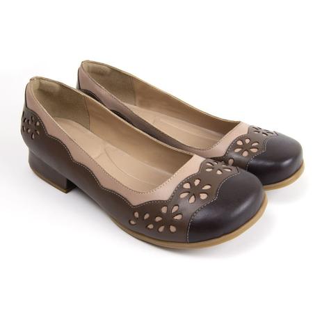 sapato marrom feminino