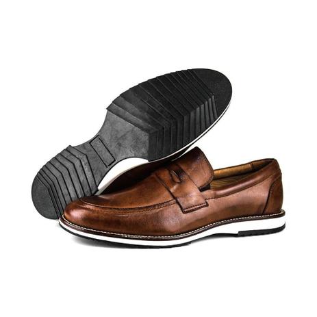 sapato casual brogue