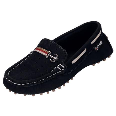 mocassim infantil masculino azul marinho