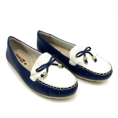 sapato mocassim feminino branco