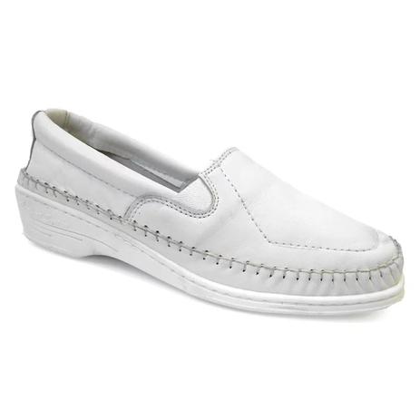 sapato branco mocassim